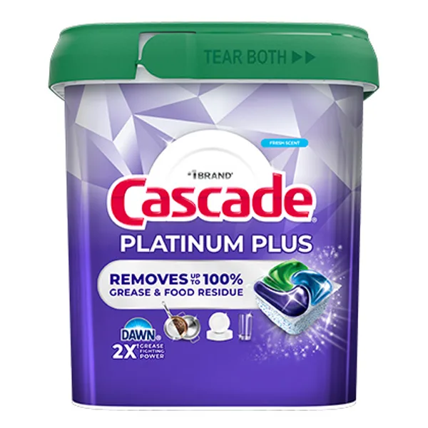  Cascade Platinum Plus ActionPacs Fresh Scent